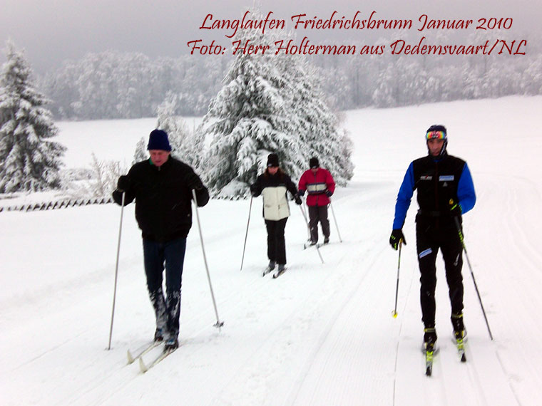 Skilanglauf der Gäste - Foto: Holtermann aus Friedrichsbrunn